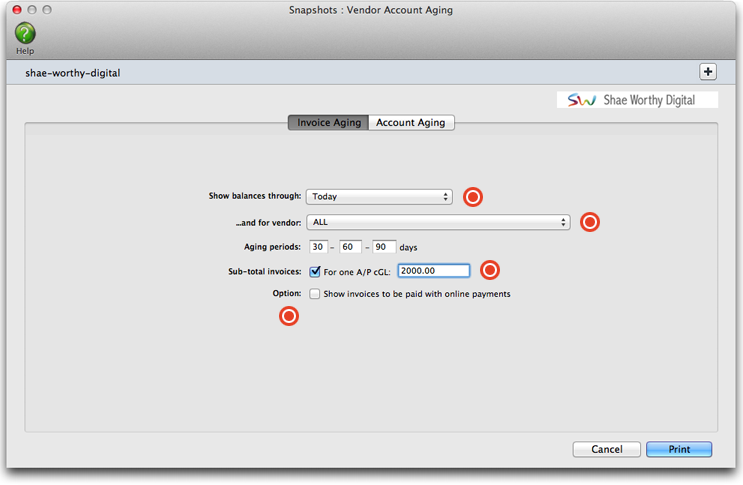 invoice aging